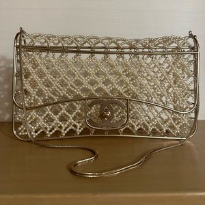Chanel Pearl Caged Flap Bag